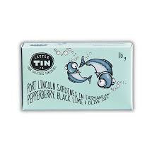 Port Lincoln sardines in Tasmanian Pepperberry, black lime and olive oil 110g