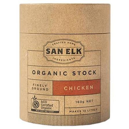 Organic Chicken Stock San Elk 160g