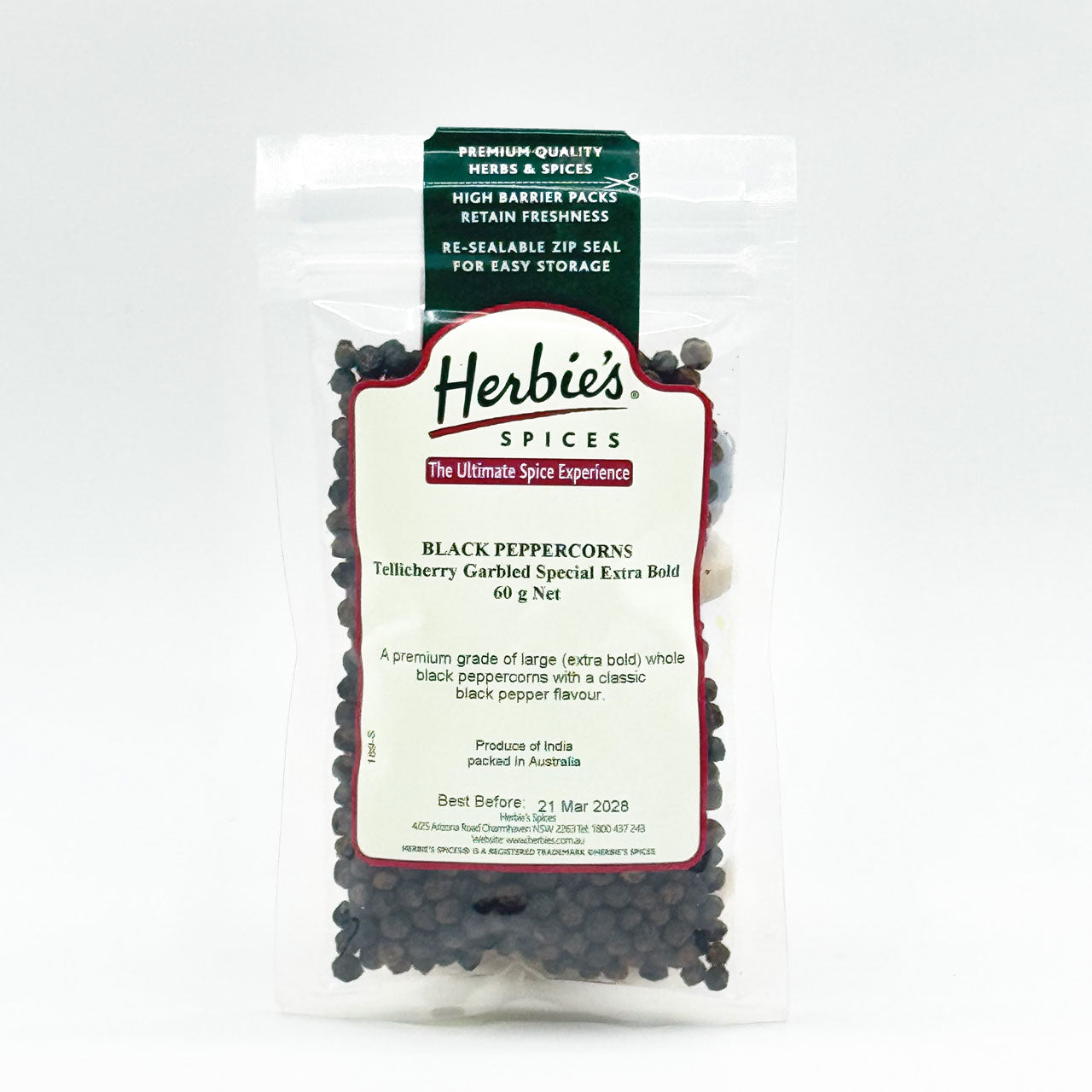 Peppercorns Tellicherry Black