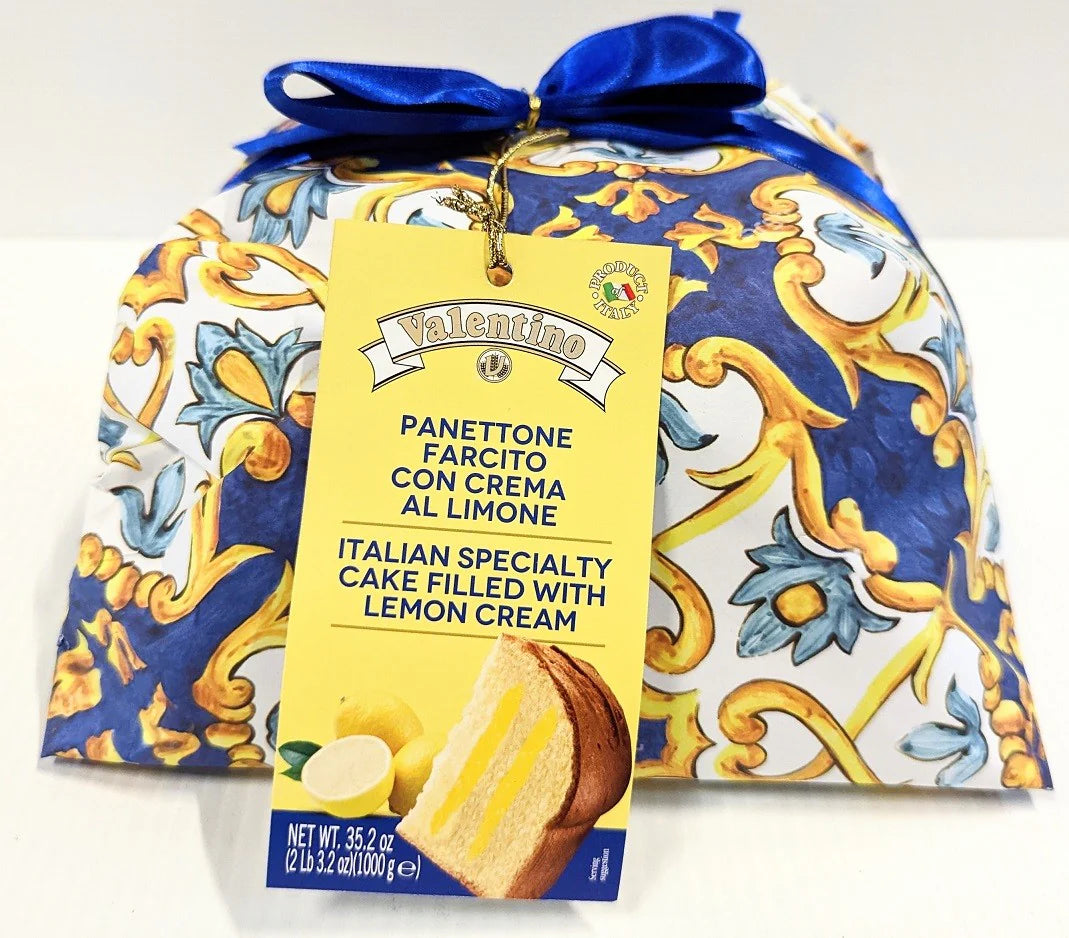 Valentino Panettone Filled with Lemon Cream