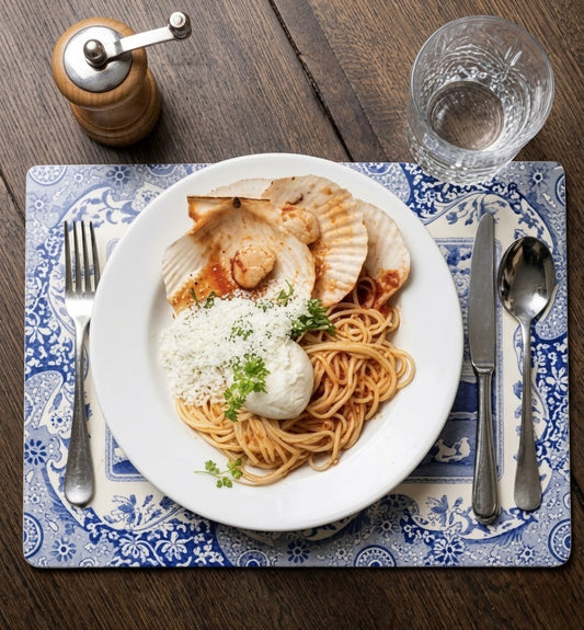 Italian Scallop & Burrata Pasta with La Fabbrica della Pasta