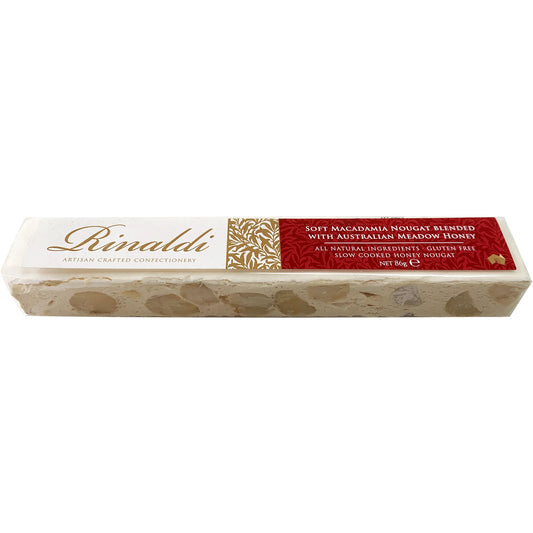 Rinaldi Soft Macadamia Nougat Blended with Australian Meadow Honey