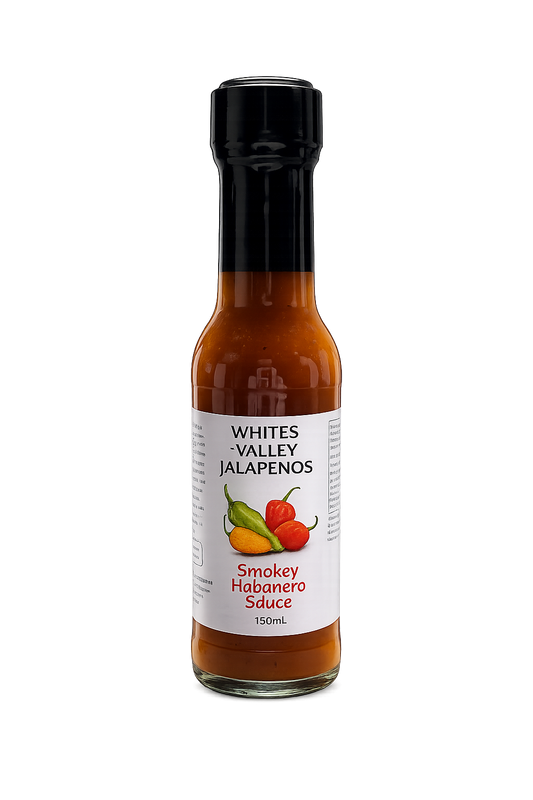 Smokey Habanero Sauce White Valley Jalapenos