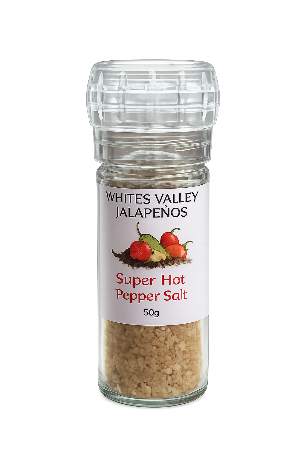 Super Hot Pepper Salt White Valley Jalapenos