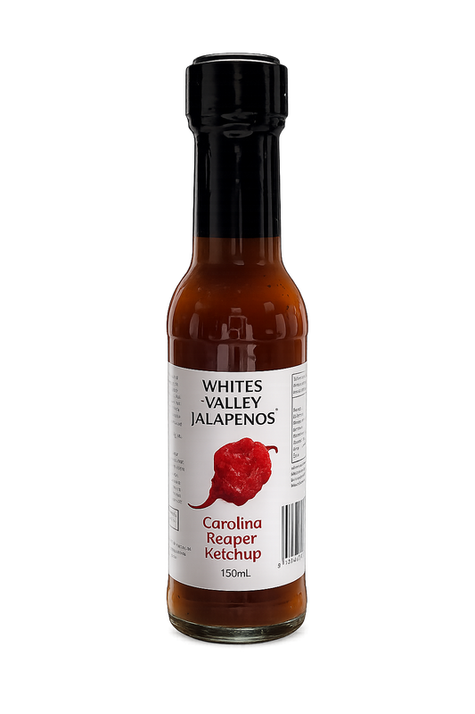 Carolina Reaper Ketchup White Valley Jalapenos