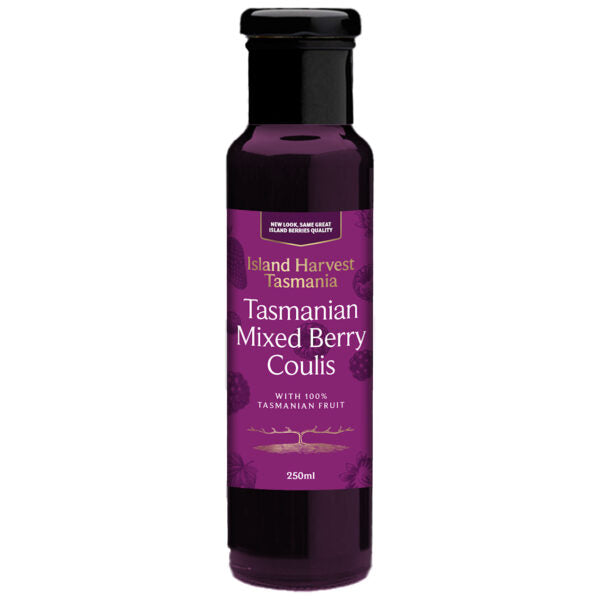 Island harvest Tasmanian mixed berry coulis