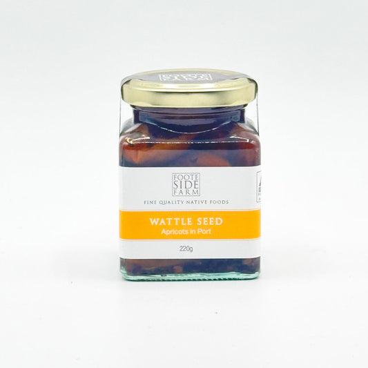 Wattle Seed Apricots in Port