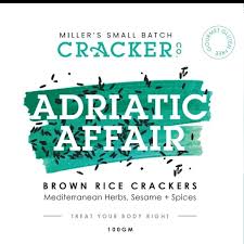 Gluten Free Crackers - Adriatic Affair - Small Batch Cracker Co